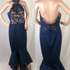 Portia and Scarlett Navy Lace Dress
